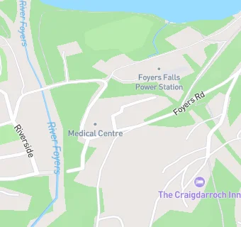 map for Foyers Medical Centre