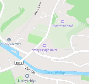 map for Nethybridge Hotel