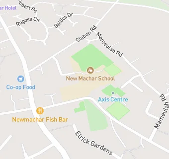 map for Newmachar Primary School