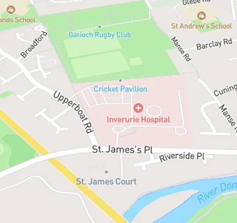 map for Inverurie Medical Group