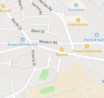 map for Will Chemists (Inverurie)