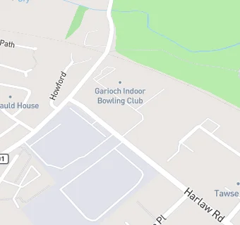 map for Garioch Indoor Bowling Club