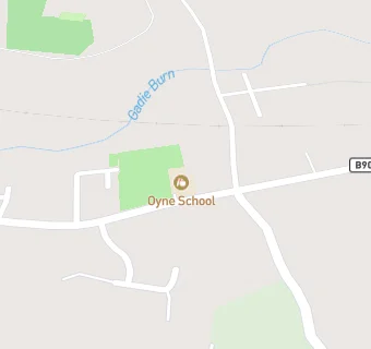 map for Oyne School