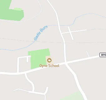 map for Oyne School