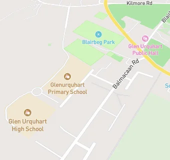 map for Glenurquhart High School