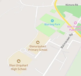 map for Glenurquhart Primary School