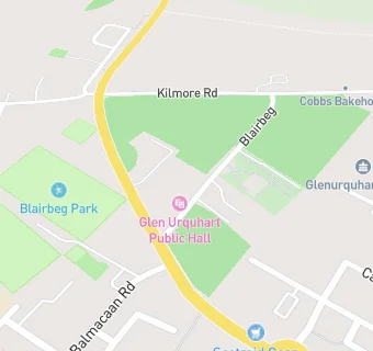 map for Glenurquhart Hall