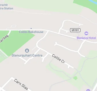 map for The Glenurquhart Centre