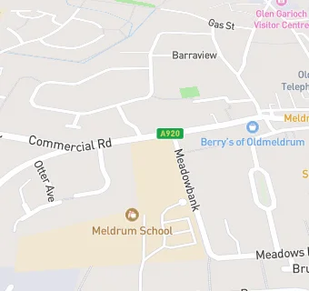 map for Meldrum School