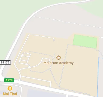 map for Meldrum Academy