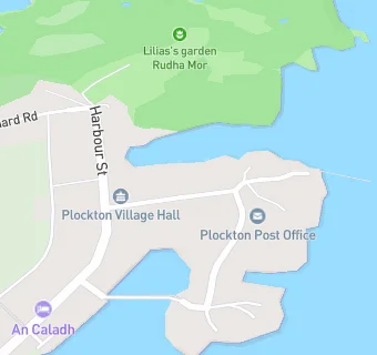 map for Plockton Village Hall