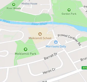 map for Meiklemill Primary School