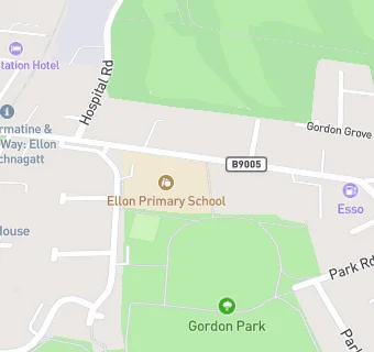 map for Ellon Primary School