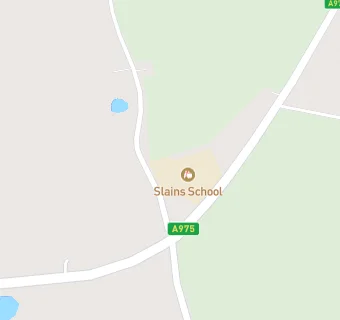 map for Slains School