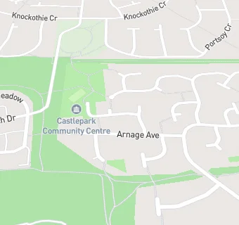 map for Castlepark Community Building