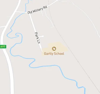 map for Gartly School Nursery