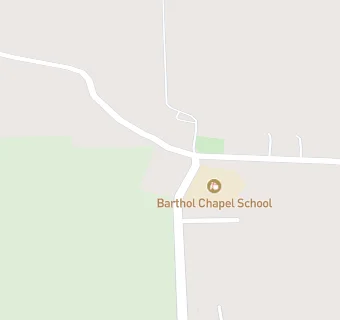 map for Barthol Chapel School