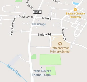 map for Rothienorman School Nursery