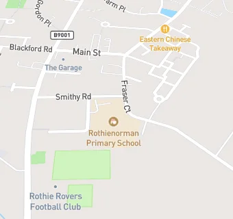 map for Rothienorman School