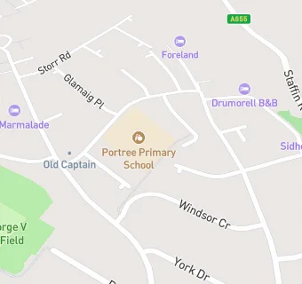 map for Portree Primary