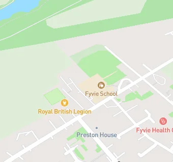 map for Fyvie Primary School