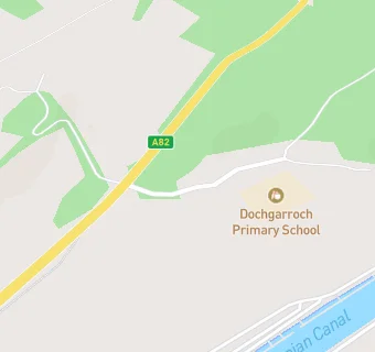 map for Dochgarroch Primary School