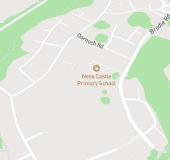 map for Ness Castle Primary School