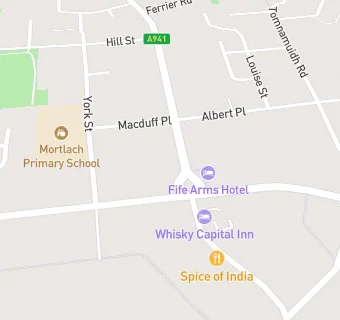 map for Fife Arms Hotel