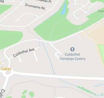 map for Culduthel Christian Centre