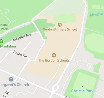 map for Gordon Primary School