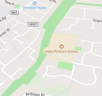 map for Holm School Nursery