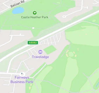 map for Travelodge Fairways