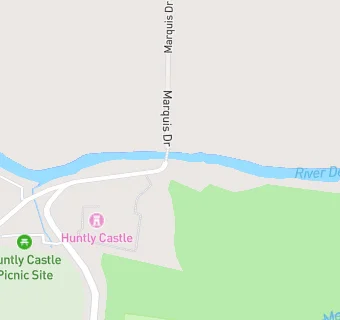 map for Huntly Golf Club Caterer