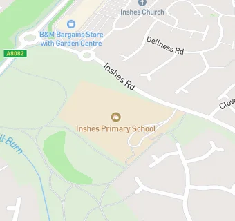 map for Inshes Primary School