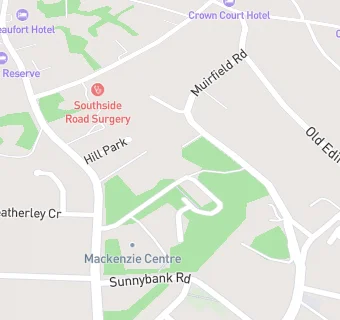 map for Alzheimer Scotland, Woodlands Day Service