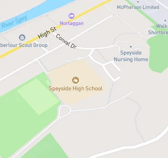 map for Speyside High School