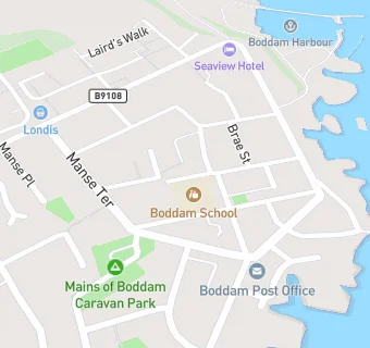 map for Boddam School