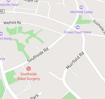 map for Southside Surgery