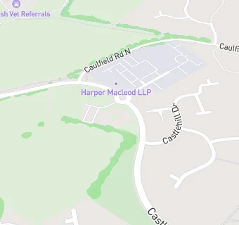 map for Castlehill Care Home