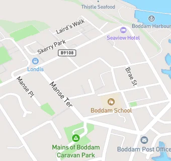 map for Boddam Play Group