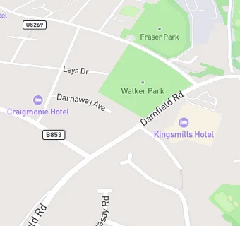 map for Kingsmills Hotel