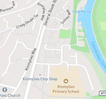 map for Kinmylies Medical Practice