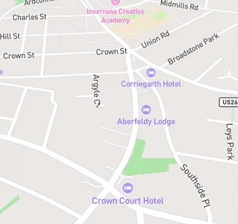 map for Crown Court Hotel