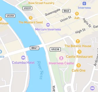 map for River Grill