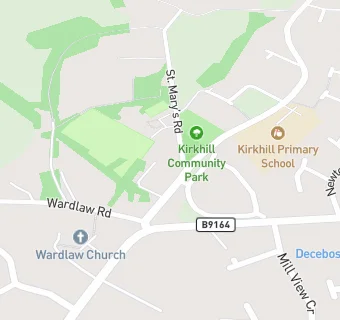 map for Kirkhill Community Cafe