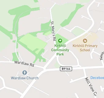 map for Kirkhill Community Centre - Foodbank