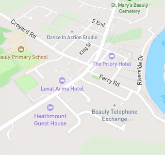 map for Beauly Community Council Food Larder