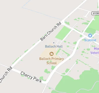 map for Balloch Primary