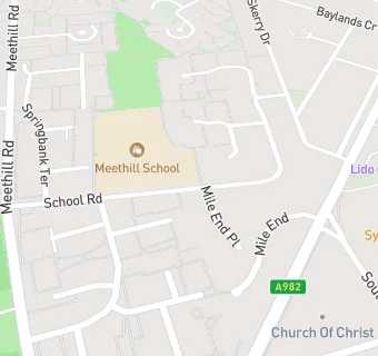 map for Meethill School