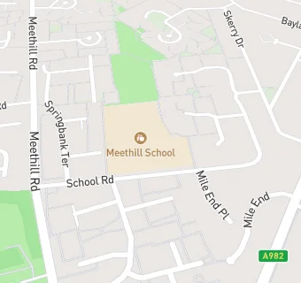 map for Meethill School